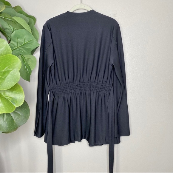 Lysse Quinn Belted Black Jacket Size S - Picture 9 of 9